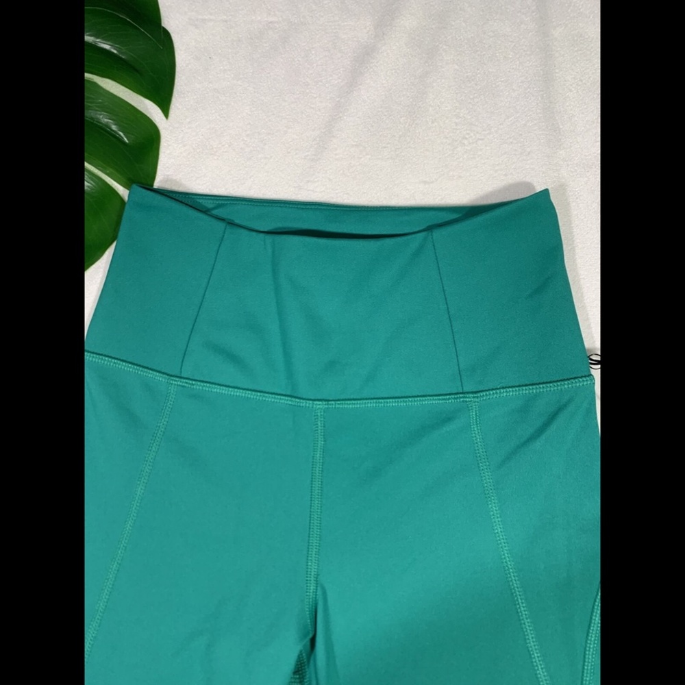 NEW Girlfriend Collective High‎ Waisted Bike Biker Shorts in Saguaro [ XS ] - Picture 6 of 12